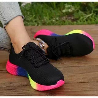 Tênis Meia Tie Dye Feminino Casual Esportivo Lançamento