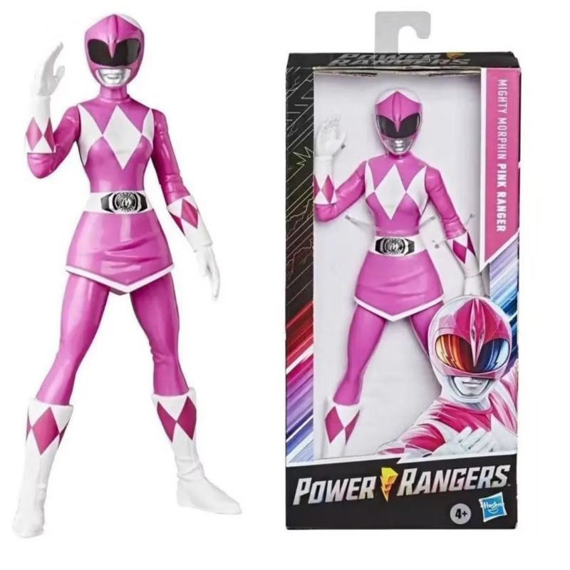 Boneco Mighty Morphin Power Rangers Rosa Hasbro Original | Shopee Brasil