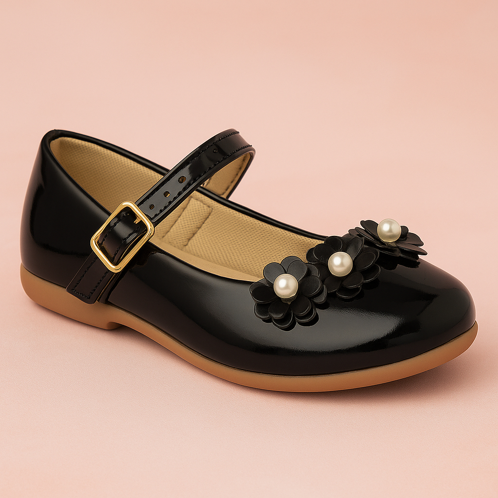 Sapatilha Infantil Menina Sapato Boneca Feminina Fivela Social Flor ...