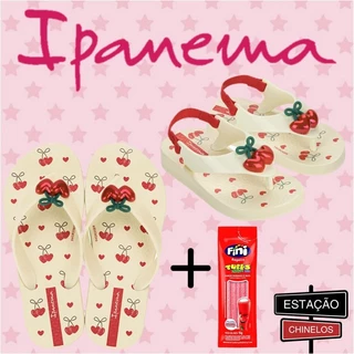 Chinelo Baby Ipanema Cereja Belle + Fini - Original