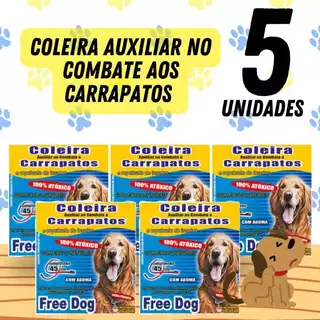 5UN Coleira Anti Carrapato Cachorro Gato Anti Pulgas Free Para Seu Pet
