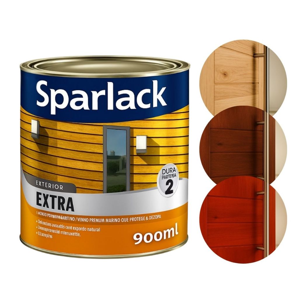 Verniz Marítimo FOSCO para Madeira Moveis 900ml Sparlack Cores - Envio ...