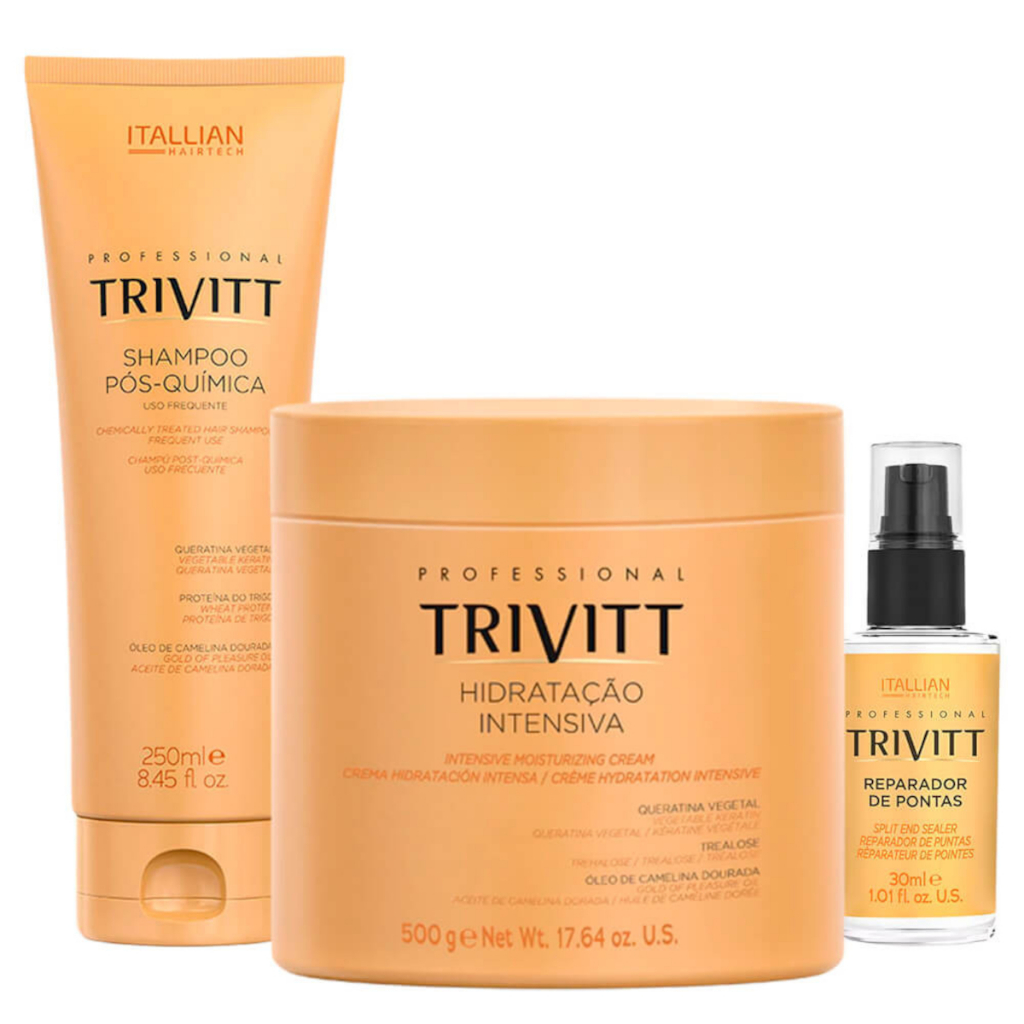 Kit Trivitt Express: Reparação Capilar Instantânea em 3 Passos | Shopee ...