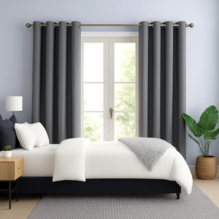 Cortina Blackout PVC Corta 100% a Luz 2,80 m x 2,30 m para Sala, Escritorio, Quarto em Oferta na Shopee