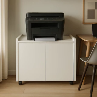 Armário Multiuso Organizador Para Escritório Com Rodízio 02 Portas Envio Imediato