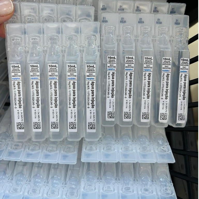 Água de Injeção 10ml - Kit com 30 e 50 Unidades | Shopee Brasil