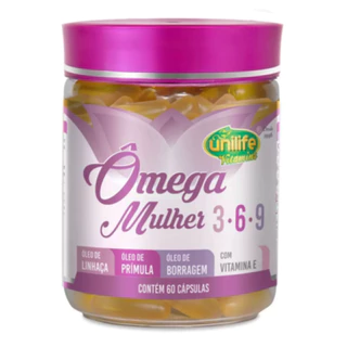 ÔMEGA 3 MULHER 3-6-9 - 60 CAPS 1450MG (UNILIFE)