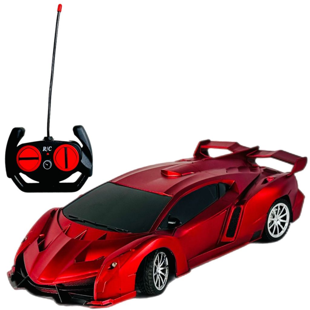 Carrinho Controle Remoto Ferrari Farol De Led Recarregável