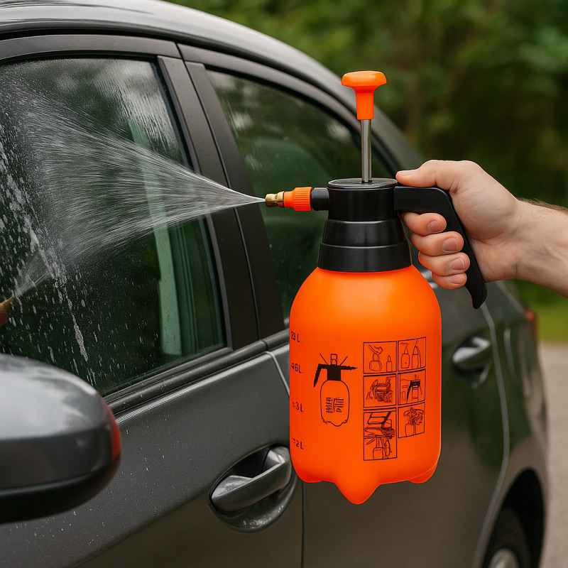 Pulverizador Borrifador Spray Para Jardinagem Multiuso Alta Pressão 2 Litros Com Trava