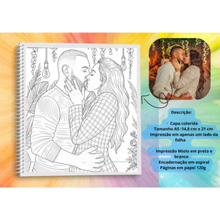 Fotos Personalizadas Estilo livro de colorir |  Livro de Colorir com Fotos em Oferta na Shopee