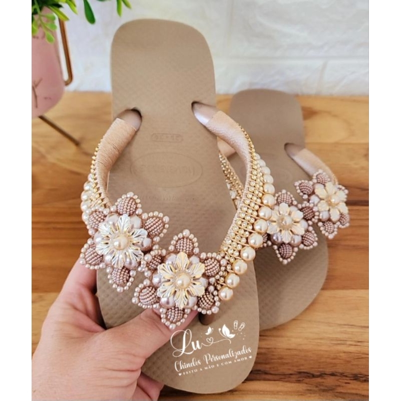 Chinelos Decorados All Star Decorado Com Perola All Star