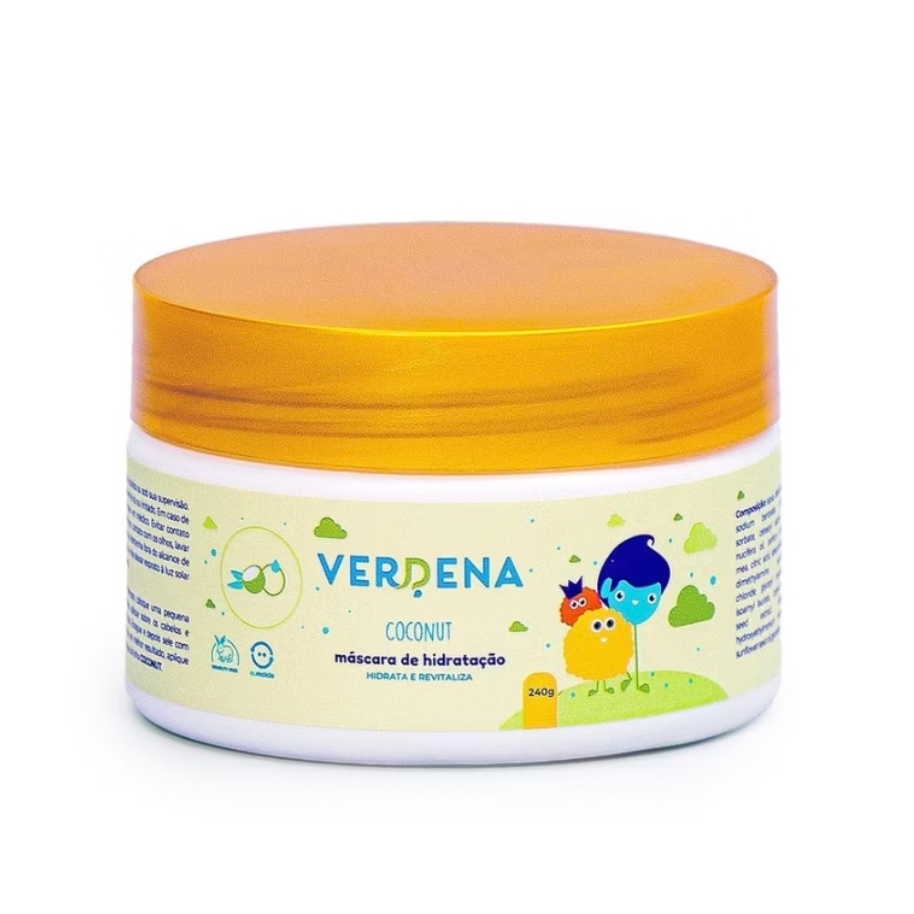 Máscara de Hidratação Infantil Coconut Verdena Baby 240g | Shopee Brasil