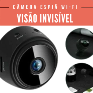 Mini Câmera Espiã A9 Wi-Fi Full HD – Segurança Invisível com Visão Clara em Oferta na Shopee