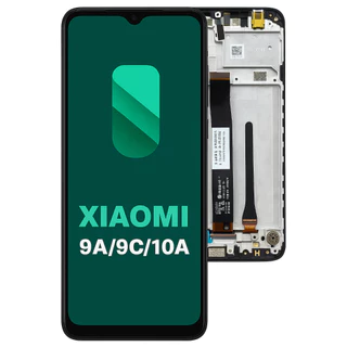 Tela Frontal Display com Touch Xiaimi 9A/9C/10A Original com aro - novo e Testado