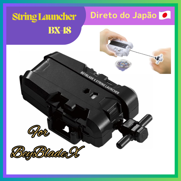 Direto do Japão Original】Beyblade X BX-18 String Launcher