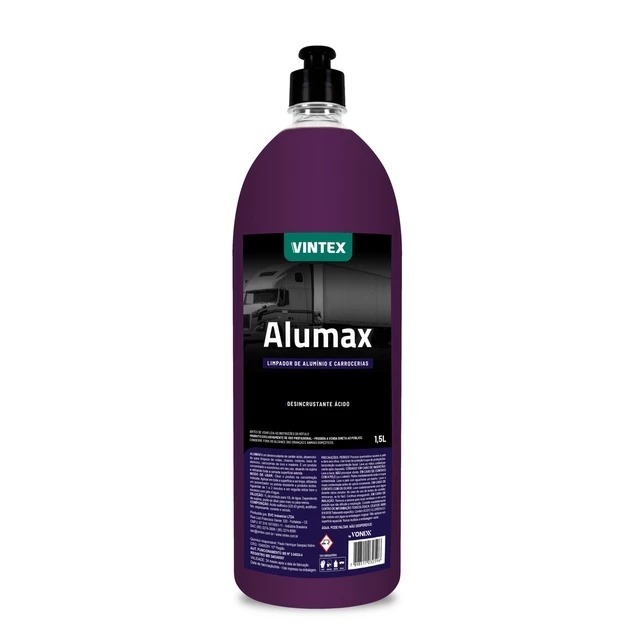 Alumax 1,5L Vintex/Vonixx Produto Roxinho Limpador de Alumínio Metal e Aço