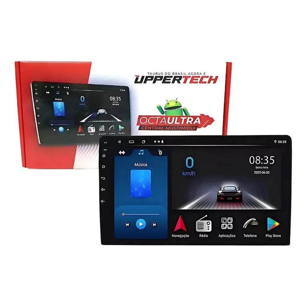 Central Multimídia Uppertech 5343 10 Polegadas 4g Ram 64gb