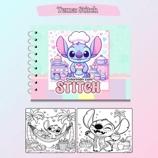 Livro de Colorir Stitch 50 Folhas  -  Caderno de Desenho para Colorir Infantil   -   Leia  Descrição em Oferta na Shopee