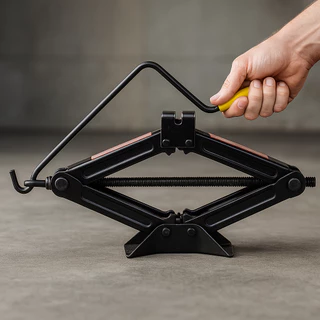 Macaco Mecânico Sanfona Para Carro Suporta Até 2 Toneladas em Oferta na Shopee