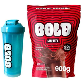 Whey bold 3w 900g original varios sabores + coqueteleira