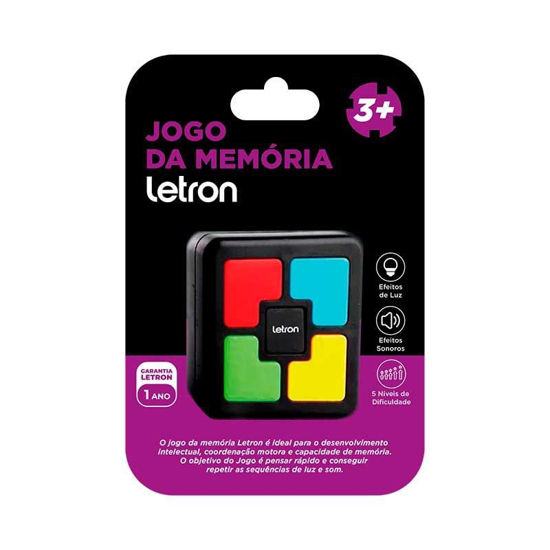 Jogo da Memoria Eletronico Letron - Parecido com o Mini Genius | Shopee ...