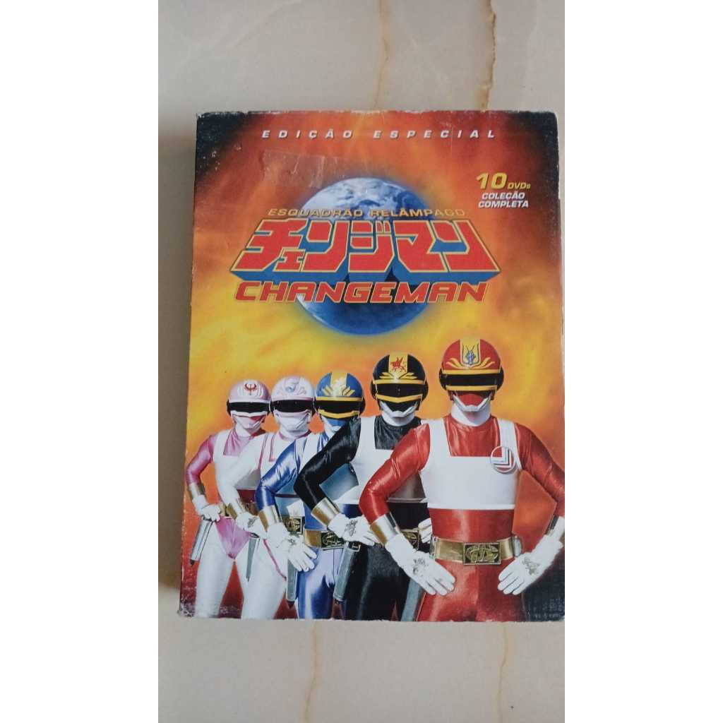 DVD - CHANGEMAN - EDIÇÃO COMPLETA - 10 DISCOS - ORIGINAL