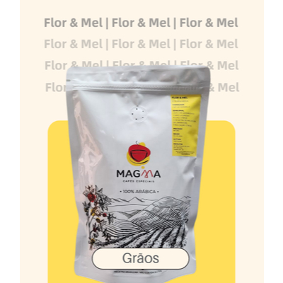 Café Especial Magma Flor & Mel GRÃOS - 250g - 100% Arábica
