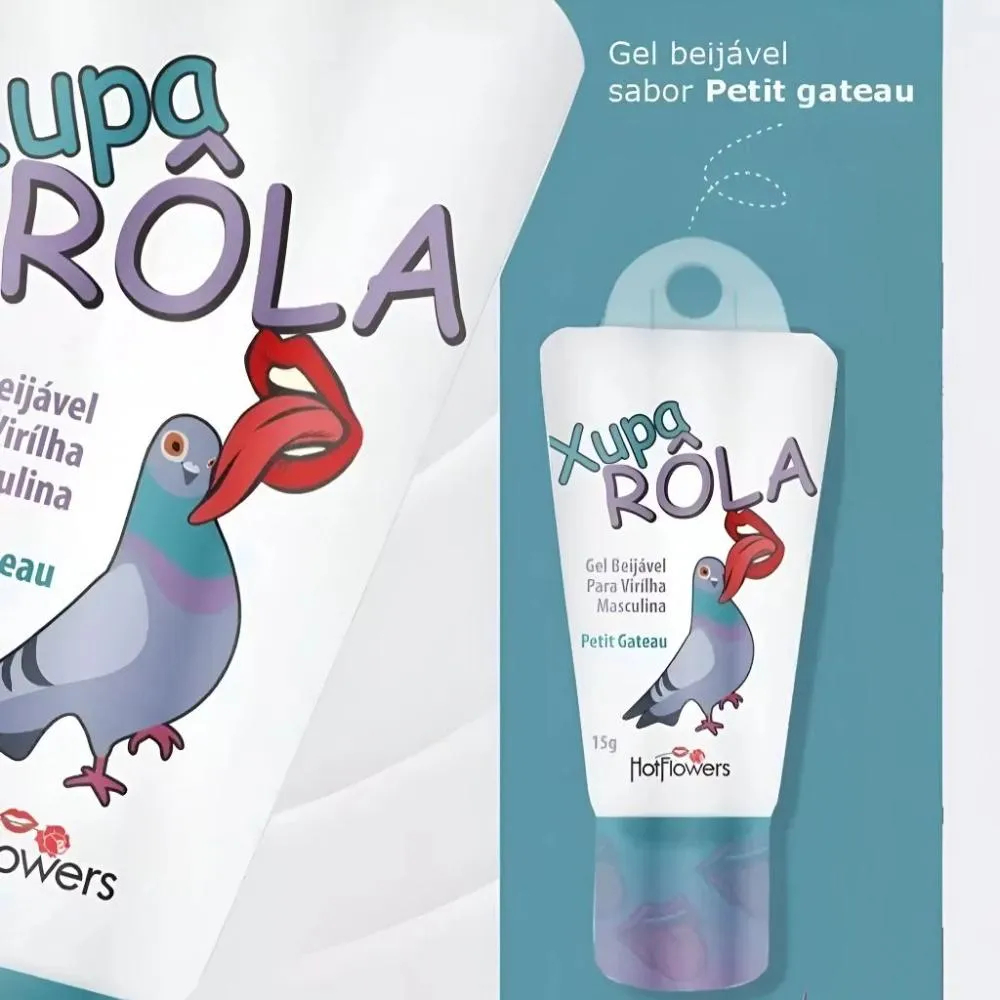Xupa Rola Gel Beijável para Virilha Masculina 15g da Hot Flowers ...