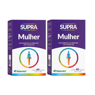 Kit 02 Unidades Herbamed Supra mulher em Oferta na Shopee