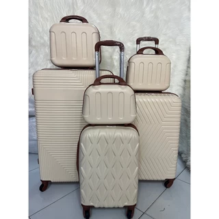Kit de Mala＋Frasqueira De Viagem para Despachar Rodinhas 360 Material Polipropileno em Oferta na Shopee