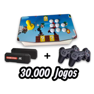 Fliperama Portátil Controle Joystick Arcade USB Placa Zero Delay Modo Híbrido Com Ou Sem Sistema Multijogos Game Stick