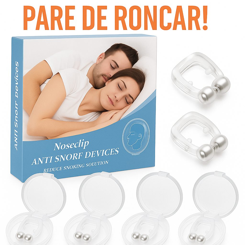 Kit 4x Clipe Nasal Anti Ronco | Dilatador Para Nariz | Alívio de Ronco ...