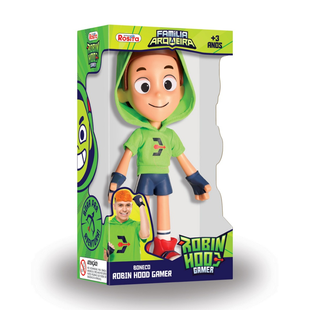 ROBIN HOOD GAMER - 26CM - ROSITA | Shopee Brasil