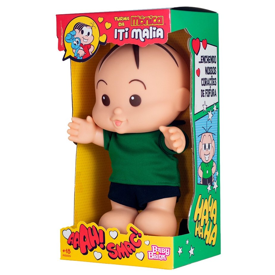 BONECO CEBOLINHA ITI MALIA ORIGINAL TURMA DA MÔNICA | Shopee Brasil