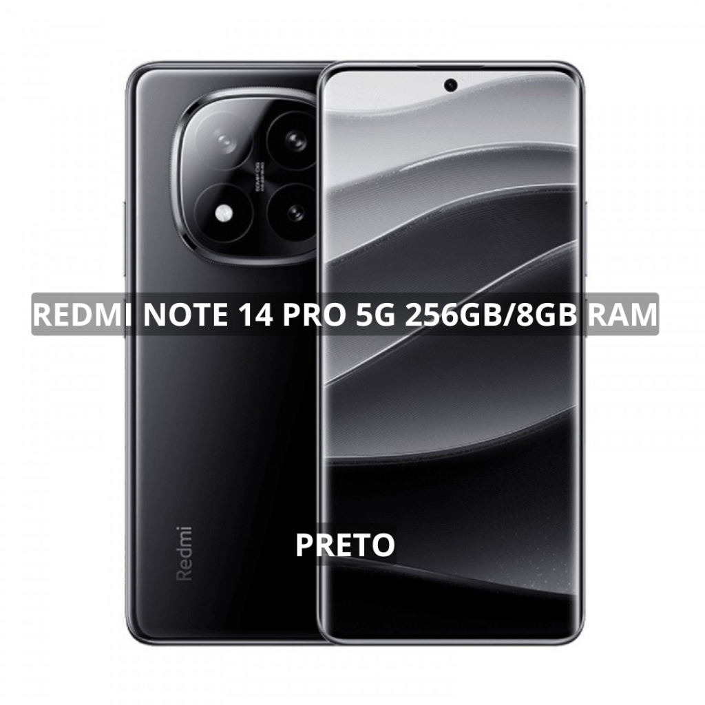 Xiaomi Redmi Note 14 Pro 5G 256GB+8GB RAM / 512GB+12GB RAM Câmera
