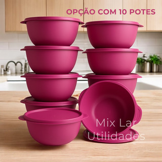 Kit 15 potes plásticos herméticos para cozinha — foto 7 — Achou Levou Brasil