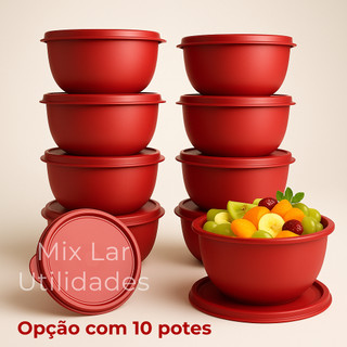 Kit 15 potes plásticos herméticos para cozinha — foto 8 — Achou Levou Brasil
