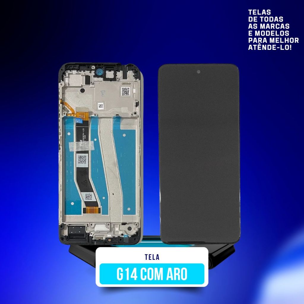 Tela Display Touch Motorola G14 G54 G64 Com Aro e Sem Aro Original ...