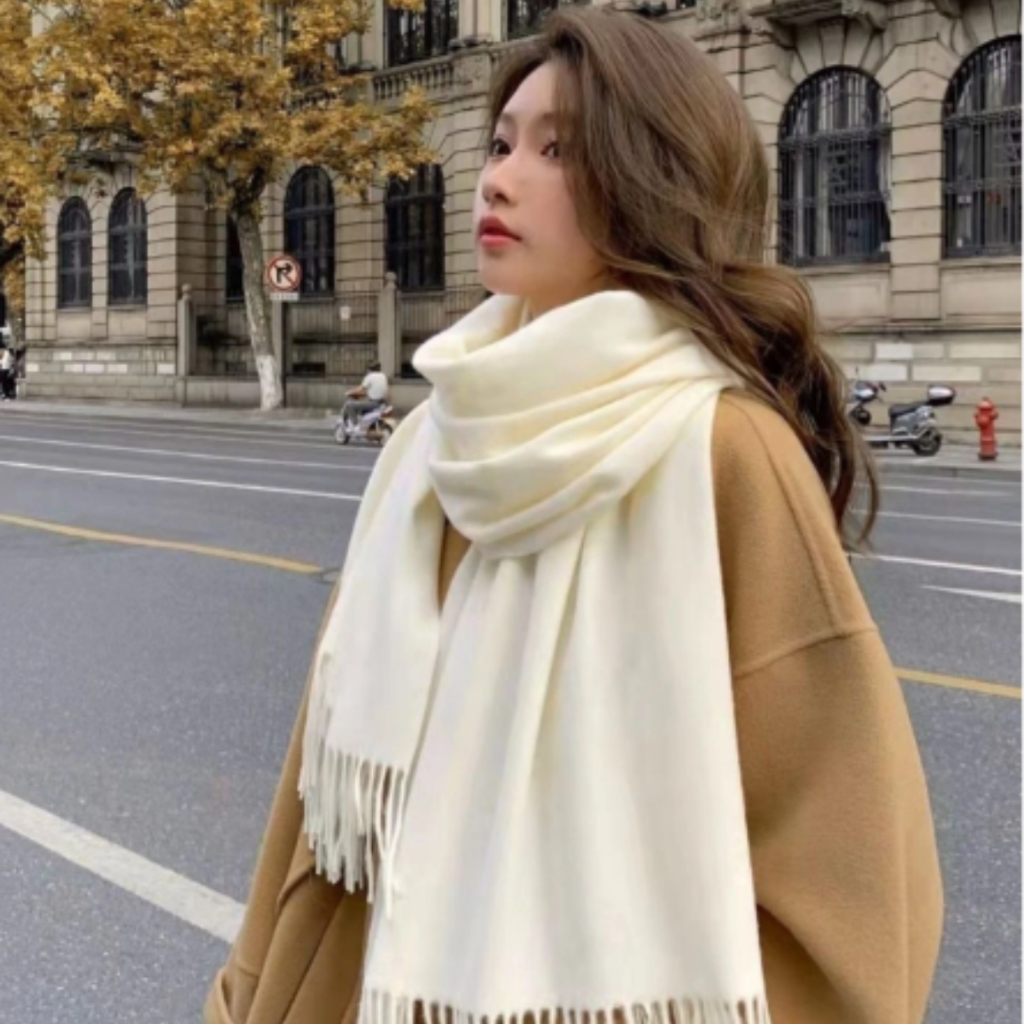 Cachecol Inverno Lenço Pashmina Xale Echarpe Unixess – Várias Cores 180 ...