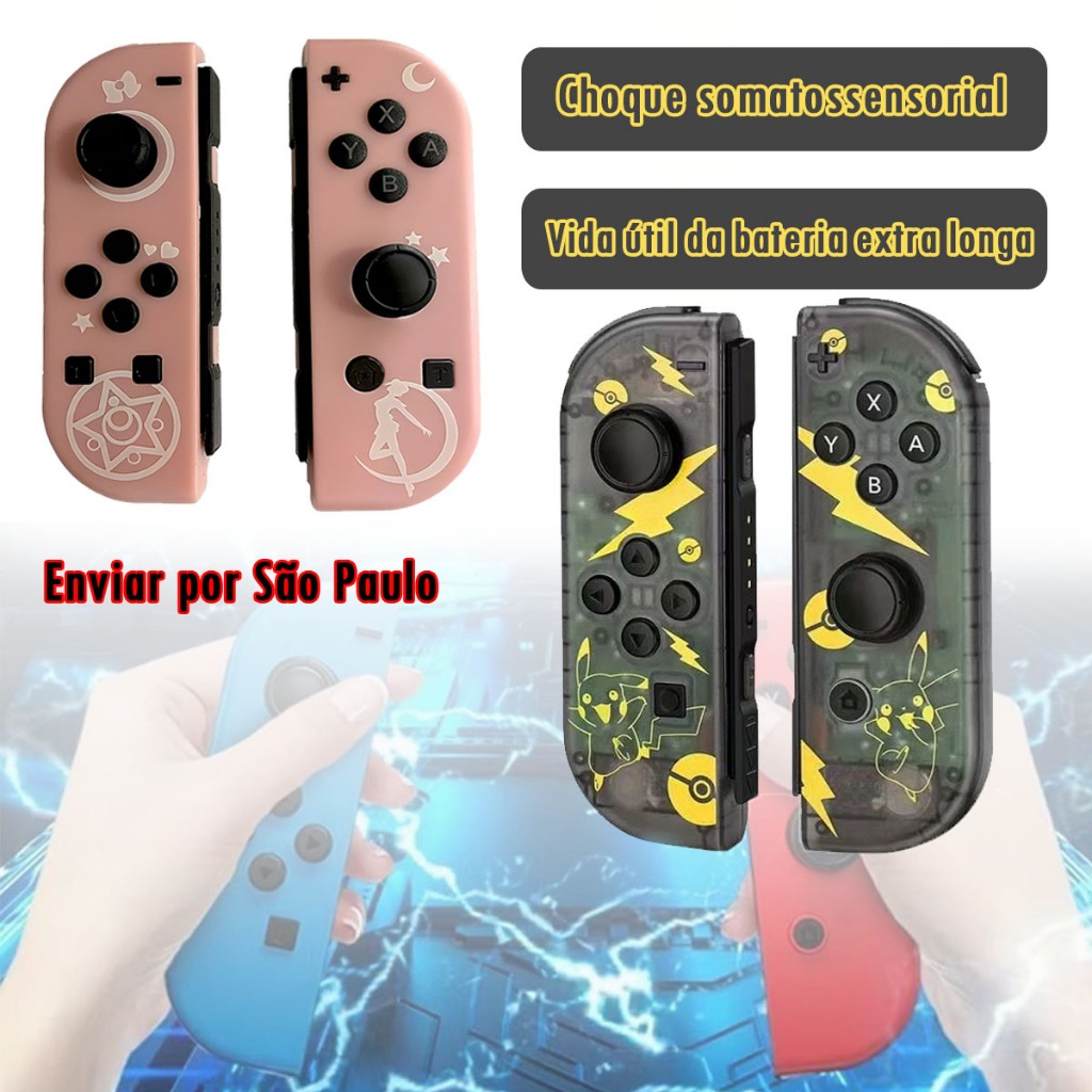 Gamepad Compatível Com Nintendo Switch Oled Suporte De Console Controlador Bluetooth Para Esquerda E Direita Joystick