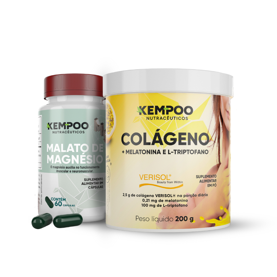 Combo Sono Tranquilo e Ansiedade - Triptofano + Magnésio + Complexo B ...