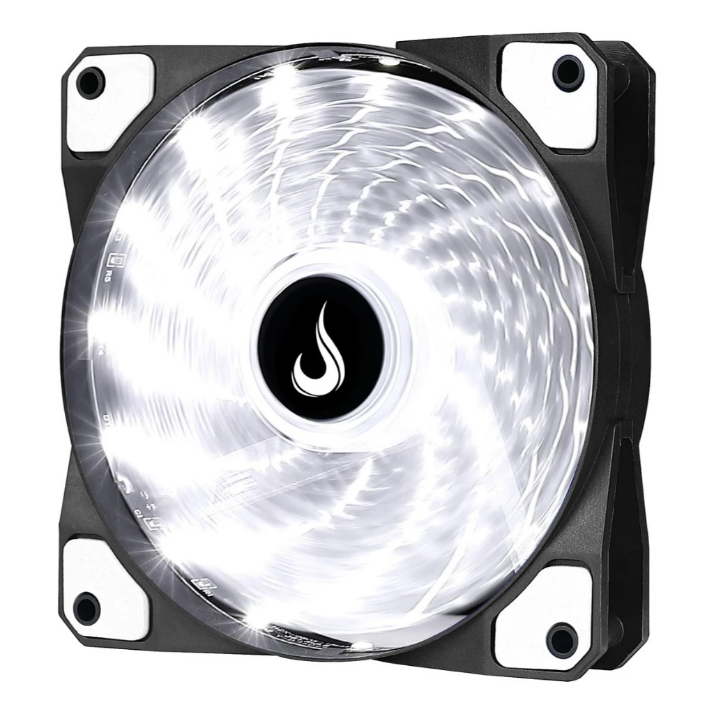 Cooler Fan Com Led 120mm 12cm Gamer Gabinete Pc Led Branco | Shopee Brasil