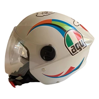 Capacete Aberto Liberty 3 New Presonalizado Meia Lua Blade Viseira Cristal