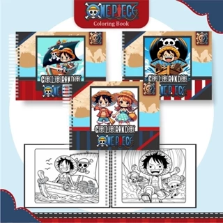 Livro de Colorir ONE PIECE 52 Folhas 180G Caderno de Desenho Pintura Coloring Book SEM PERSONALIZAÇÃO em Oferta na Shopee