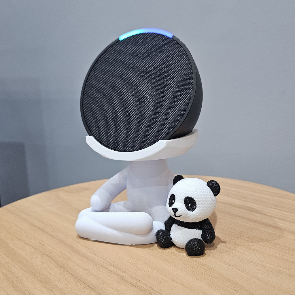 Suporte Alexa Echo POP. Tema Robert Panda e outros - Presente ...