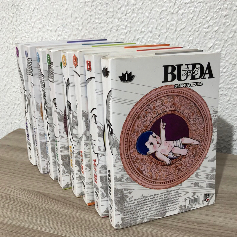 Buda Osamu Tezuka Coleção Completa Vol. 1 ao 8 (LEIA A DESCRIÇÃO