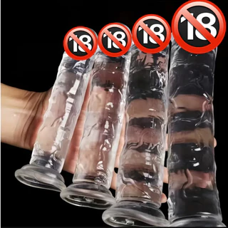 Consolo Dildo GrandeTransparente De Silicone Ventosa Macio Masturbador em Oferta na Shopee