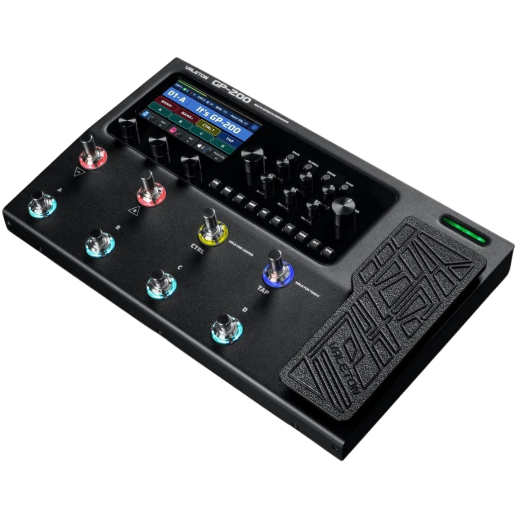 Valeton GP200 Multi Efeitos Pedaleira de Guitarra Profissional USB Amp ...