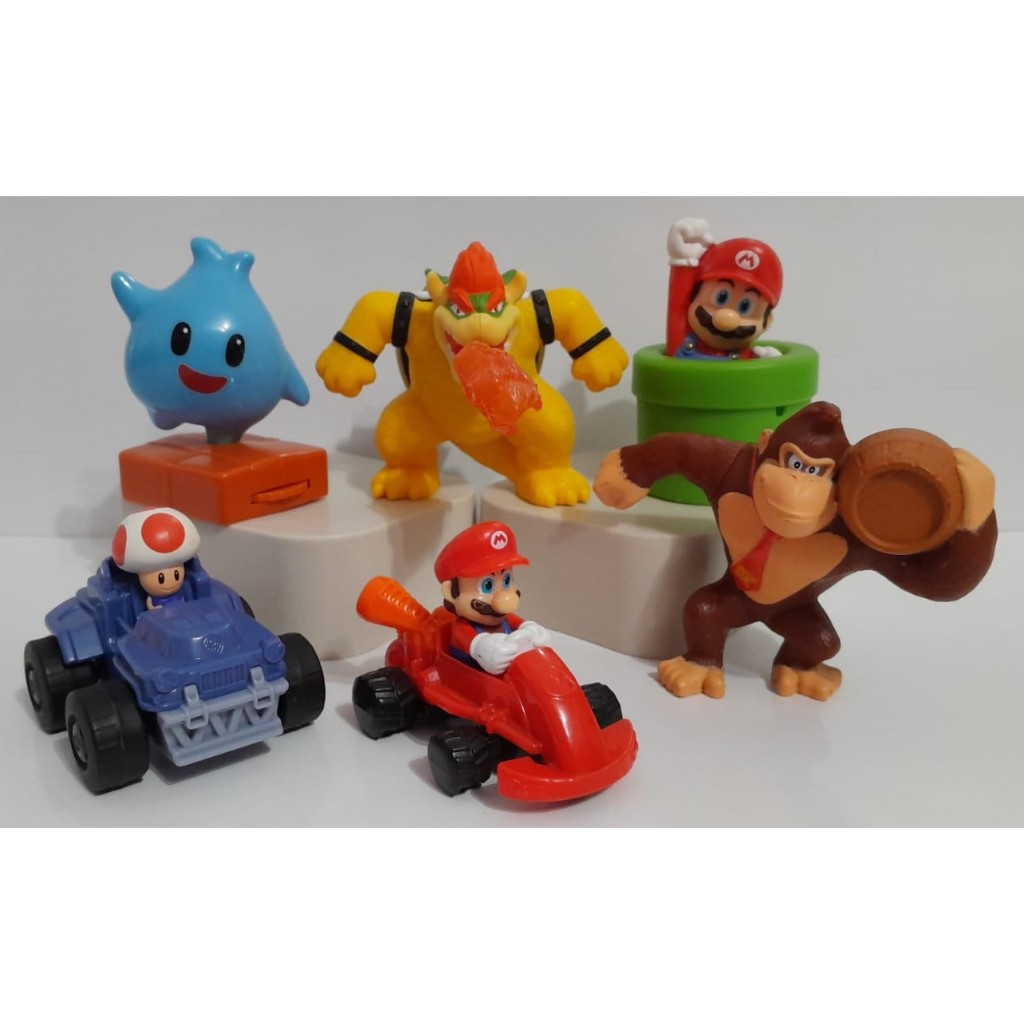 Bonecos dos Personagens da Coleção Super Mário - McDonald's - 2022 em Oferta na Shopee