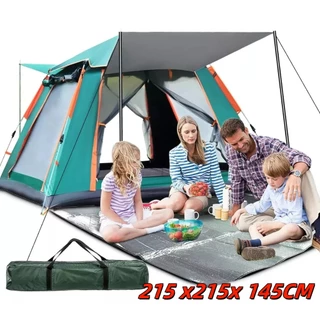 Barraca De Acampamento Grande Para 4/5 Pessoas 2.1x2.1x1.5m (5 a 8 pessoas)